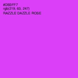 #DB3FF7 - Razzle Dazzle Rose Color Image