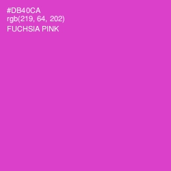 #DB40CA - Fuchsia Pink Color Image