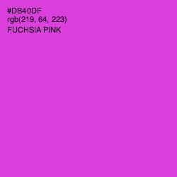 #DB40DF - Fuchsia Pink Color Image