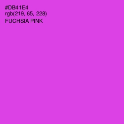 #DB41E4 - Fuchsia Pink Color Image