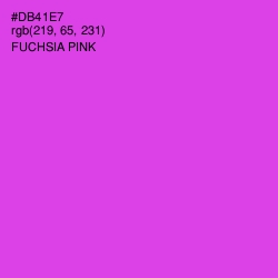 #DB41E7 - Fuchsia Pink Color Image