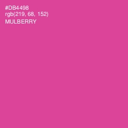 #DB4498 - Mulberry Color Image