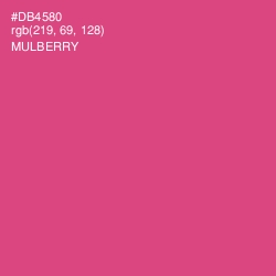 #DB4580 - Mulberry Color Image