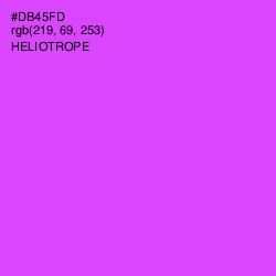 #DB45FD - Heliotrope Color Image