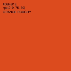 #DB4B1E - Orange Roughy Color Image