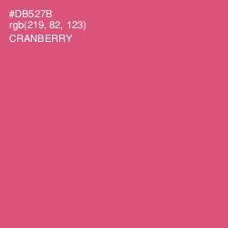 #DB527B - Cranberry Color Image