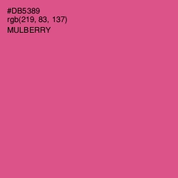 #DB5389 - Mulberry Color Image