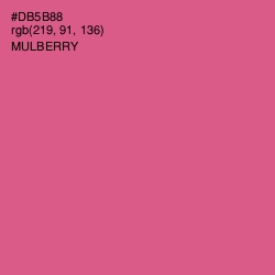 #DB5B88 - Mulberry Color Image