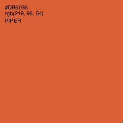 #DB6036 - Piper Color Image