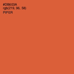 #DB603A - Piper Color Image