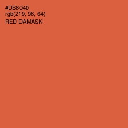 #DB6040 - Red Damask Color Image