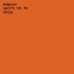 #DB6424 - Piper Color Image