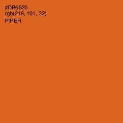 #DB6520 - Piper Color Image