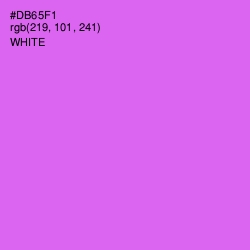 #DB65F1 - Heliotrope Color Image