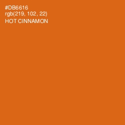 #DB6616 - Hot Cinnamon Color Image