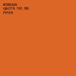 #DB6626 - Piper Color Image