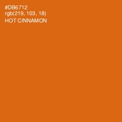 #DB6712 - Hot Cinnamon Color Image