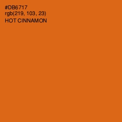 #DB6717 - Hot Cinnamon Color Image