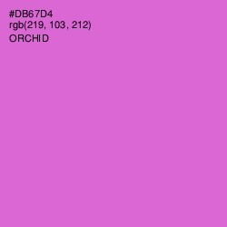 #DB67D4 - Orchid Color Image