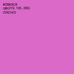 #DB69C8 - Orchid Color Image