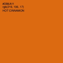 #DB6A11 - Hot Cinnamon Color Image