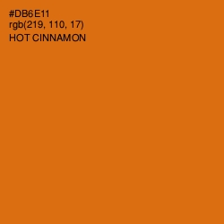 #DB6E11 - Hot Cinnamon Color Image