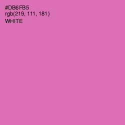 #DB6FB5 - Hopbush Color Image