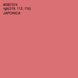 #DB7074 - Japonica Color Image