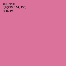 #DB729B - Charm Color Image