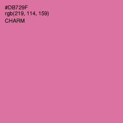#DB729F - Charm Color Image