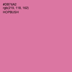 #DB76A2 - Hopbush Color Image