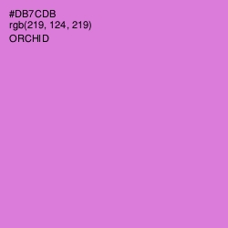 #DB7CDB - Orchid Color Image