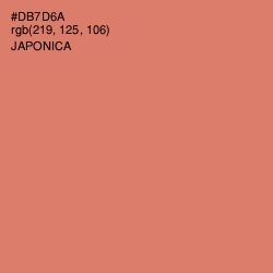 #DB7D6A - Japonica Color Image