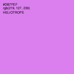 #DB7FEF - Heliotrope Color Image