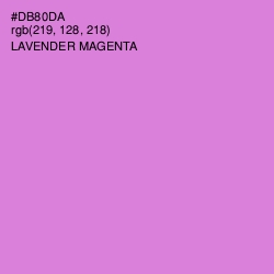 #DB80DA - Lavender Magenta Color Image