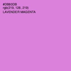 #DB80DB - Lavender Magenta Color Image