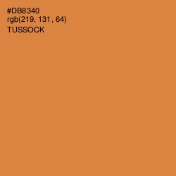 #DB8340 - Tussock Color Image