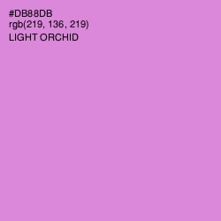 #DB88DB - Light Orchid Color Image