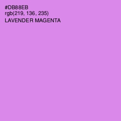 #DB88EB - Lavender Magenta Color Image