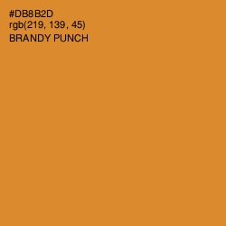 #DB8B2D - Brandy Punch Color Image