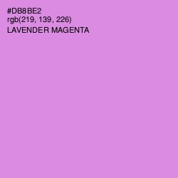 #DB8BE2 - Lavender Magenta Color Image