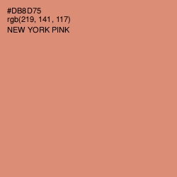 #DB8D75 - New York Pink Color Image