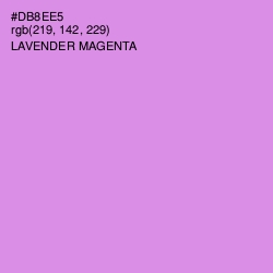 #DB8EE5 - Lavender Magenta Color Image