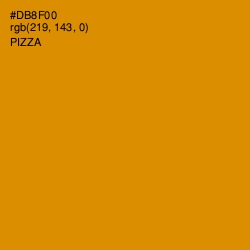 #DB8F00 - Pizza Color Image