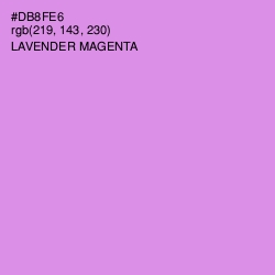 #DB8FE6 - Lavender Magenta Color Image