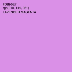 #DB90E7 - Lavender Magenta Color Image