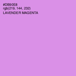 #DB90E8 - Lavender Magenta Color Image