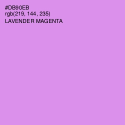 #DB90EB - Lavender Magenta Color Image