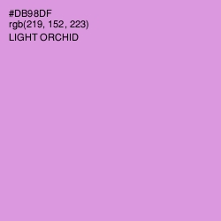 #DB98DF - Light Orchid Color Image