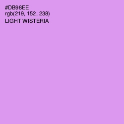 #DB98EE - Light Wisteria Color Image
